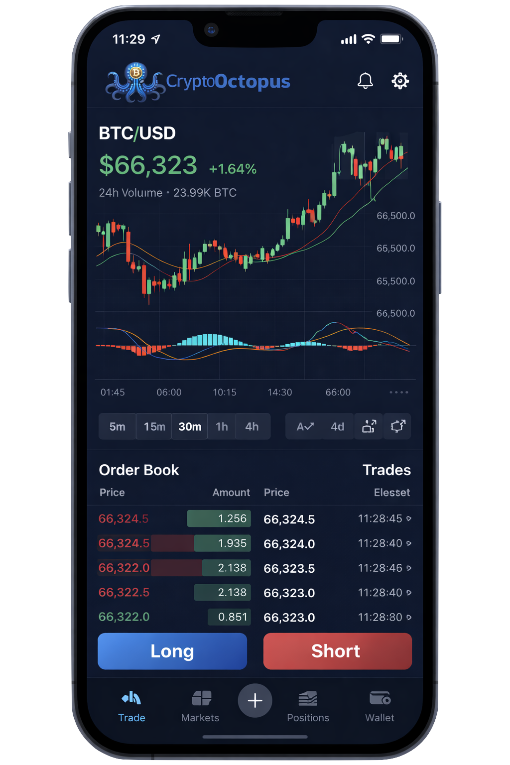 CryptoOctopus Mobile App